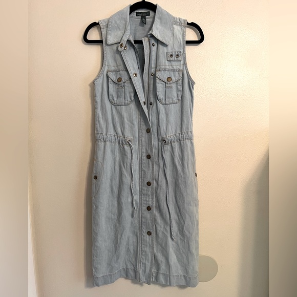 Ralph Lauren | Light Wash Denim Dress | Size 2 - Picture 1 of 6